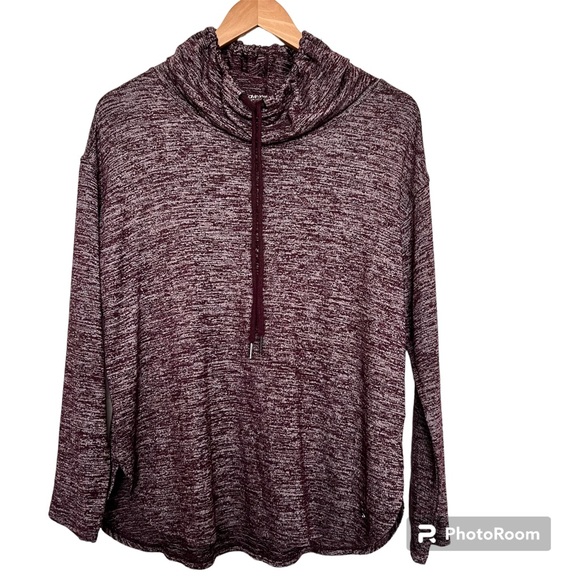 Calvin Klein Performance Tops - Calvin Klein Performance stretch purple Cowl neck Long Sleeves sweatshirt Size S